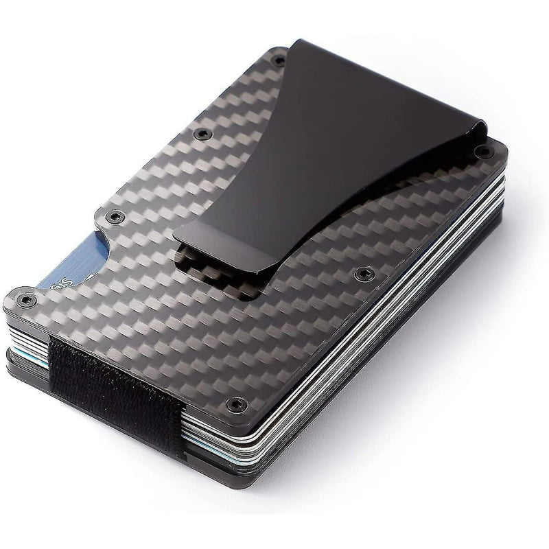 Carbon Fiber Card Fanning Wallet
